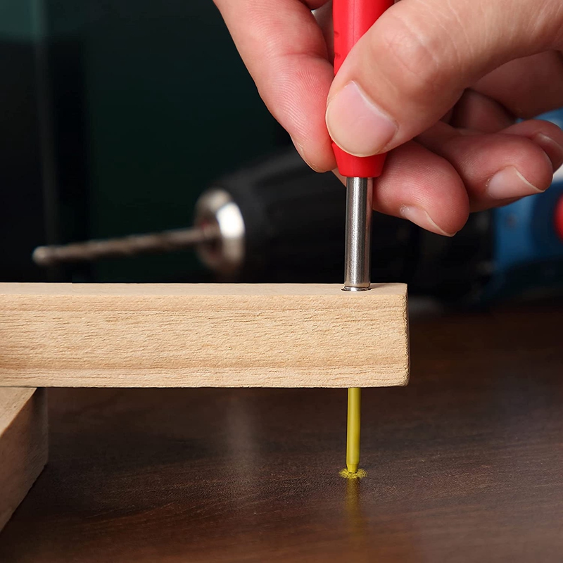 Carpenter Pencil Set For Construction, Built-In Pencil Sharpener, For Carpenter Woodworking Architect