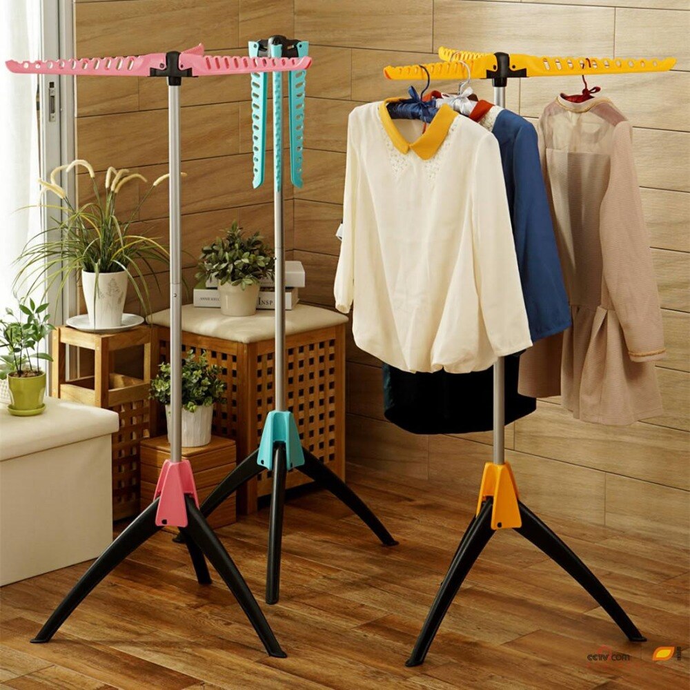 Multifunctionele Opvouwbare Reizen Rekken Hanger Metalen Plastic Kleding Hangers Voor Kleding Magic Kleding Droogrek 1 stks