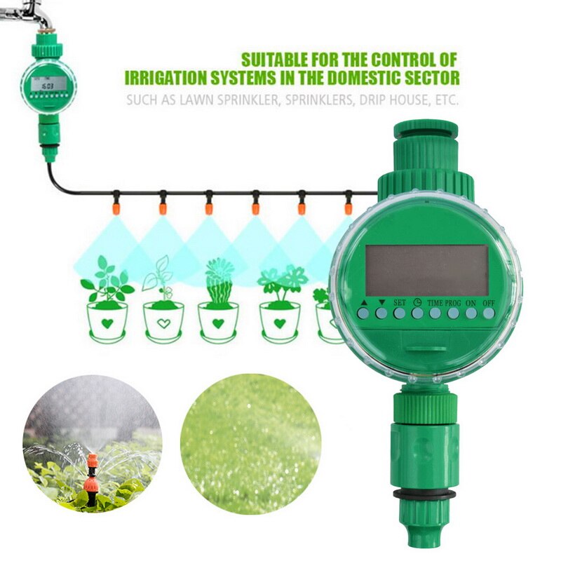 Automatische Smart Irrigatie Controller Lcd Display Watering Timer Slang Kraan Timer Outdoor Waterdichte Automatische Aan Uit * 1