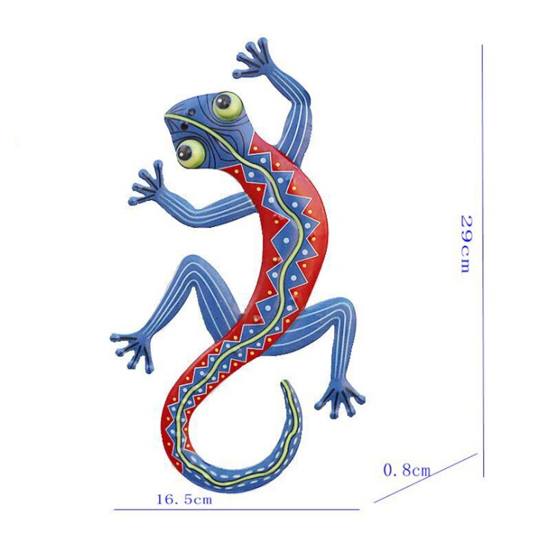 2 stuks gekko's hagedis wanddecoratie hardware handgemaakte hanger voor buiten of binnen decoratie gekko wanddecoratie ornament