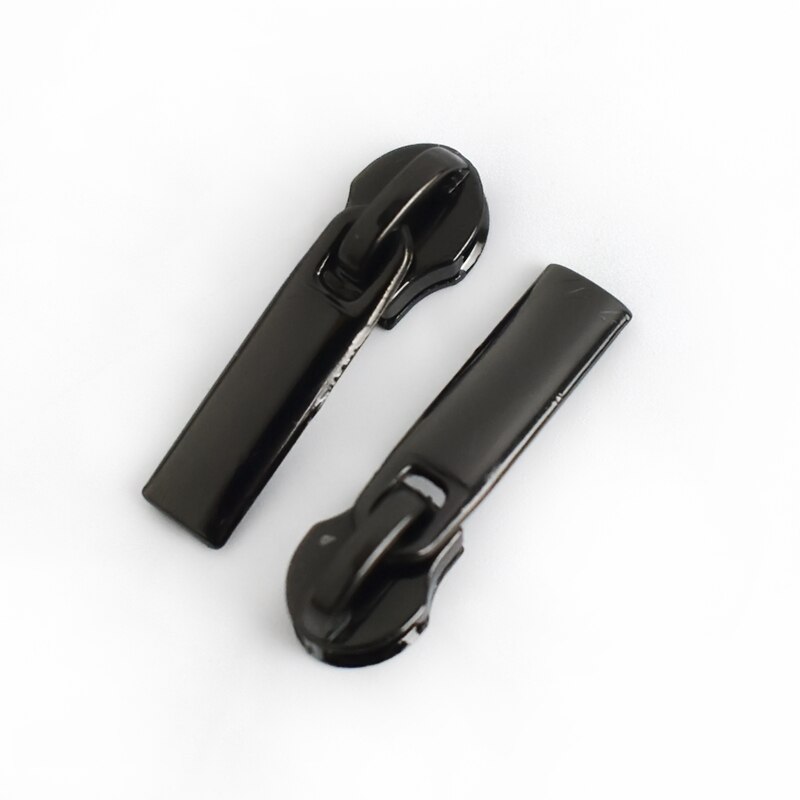 30 sztuk Meetee 6/8mm suwaki Zipper dla 3 #5 # nylonowe zamki błyskawiczne dół kurtki kieszeń Zip głowy torba zamki zestawy naprawcze DIY akcesoria: ZT148-GunBlack-No5