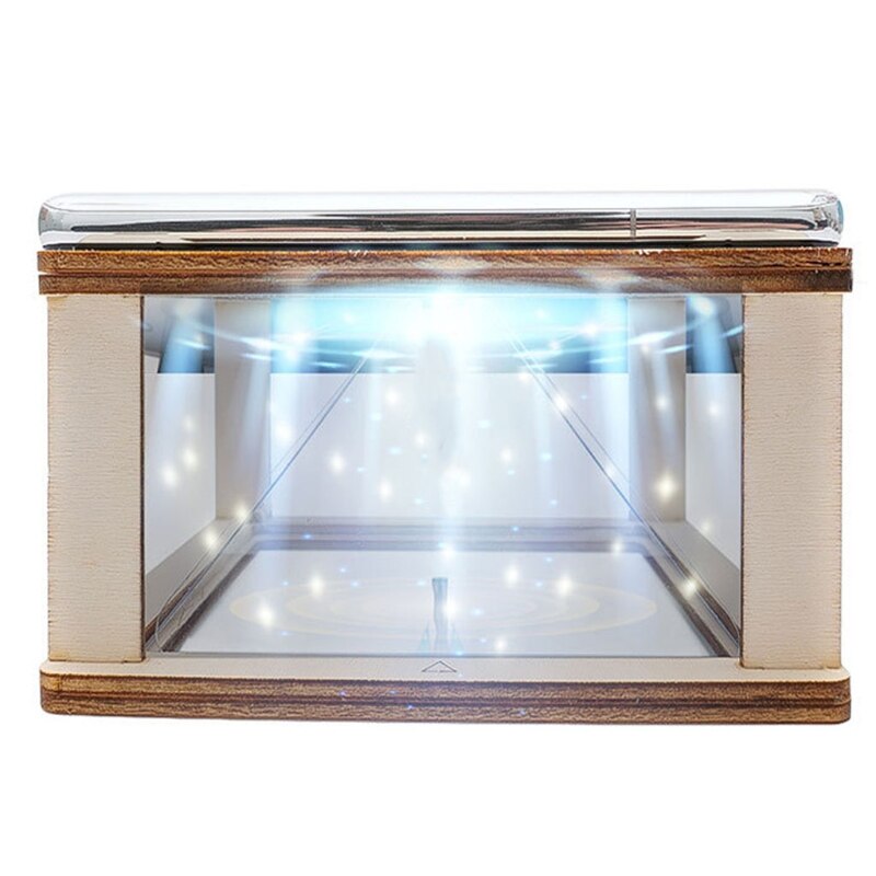 066E Mobiele Smartphone Hologram 3D Holografische Display Stands Projector 3D Holografische Display Stands Kids Science