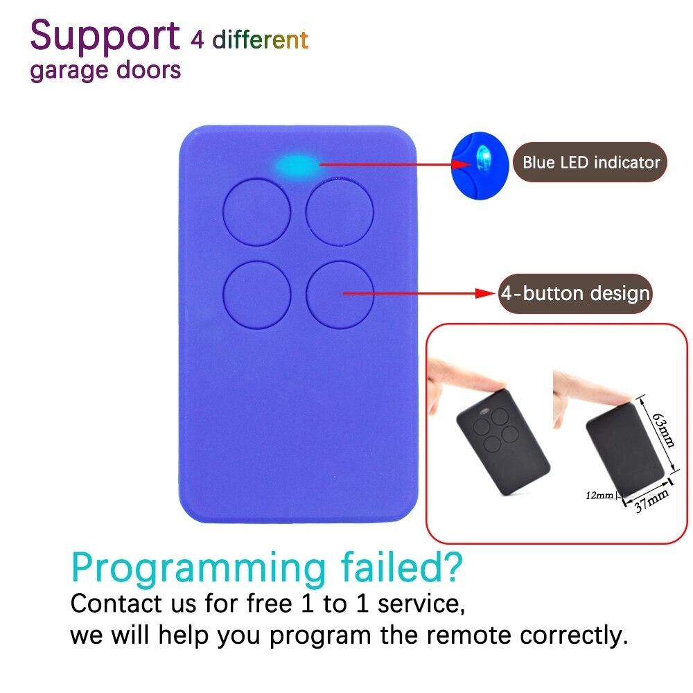 Multi Frequency 315/390/433MHz/868MHz Remote Contr... – Grandado