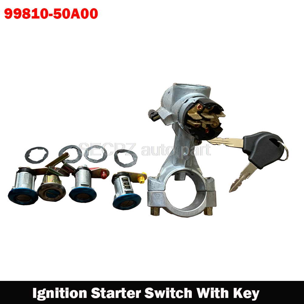 1 Set Ignition Starter Switch With Key For Nissan For Patrol Gq Y60 1988-1998 Switch For Nissan Sentra B12 1986-ON 99810-50A00