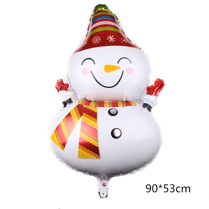 Jul lager folie ballonger pojke globos julgran ballong julfest dekorationer navidad box boll år: 9