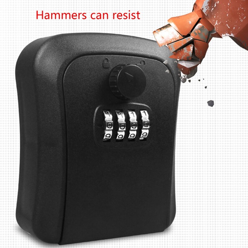 Key Storage Lock Box Wall Mounted for Multiple Keys Car Keys Access Cards Provide Keys to Family Members Tenants