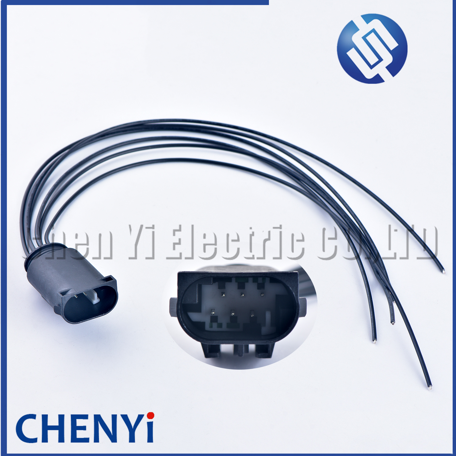 Conector impermeable automotriz de 6 pines Conector del sensor de válvula de acelerador 1- 967616 -1 Enchufe del pedal del acelerador 9- 967616 -1 Para Benz BMW: Multicolor
