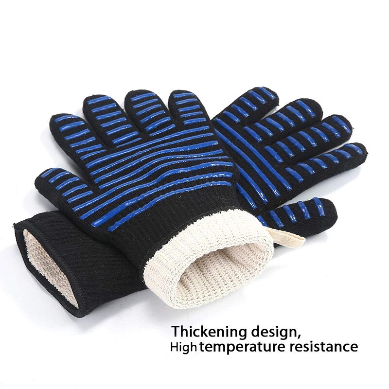 PizzAtHome Grill Wärmedämmung Handschuhe Hohe Temperatur Widerstand 800 ℃ Handschuh Backen Grill Mikrowelle Handschuhe: Muster 8