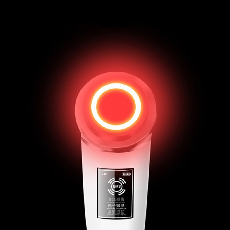 Rf ems iontoforese lys ansigtsæstetik vibration mikrostrøm import hud fugt ren lift pleje instrument