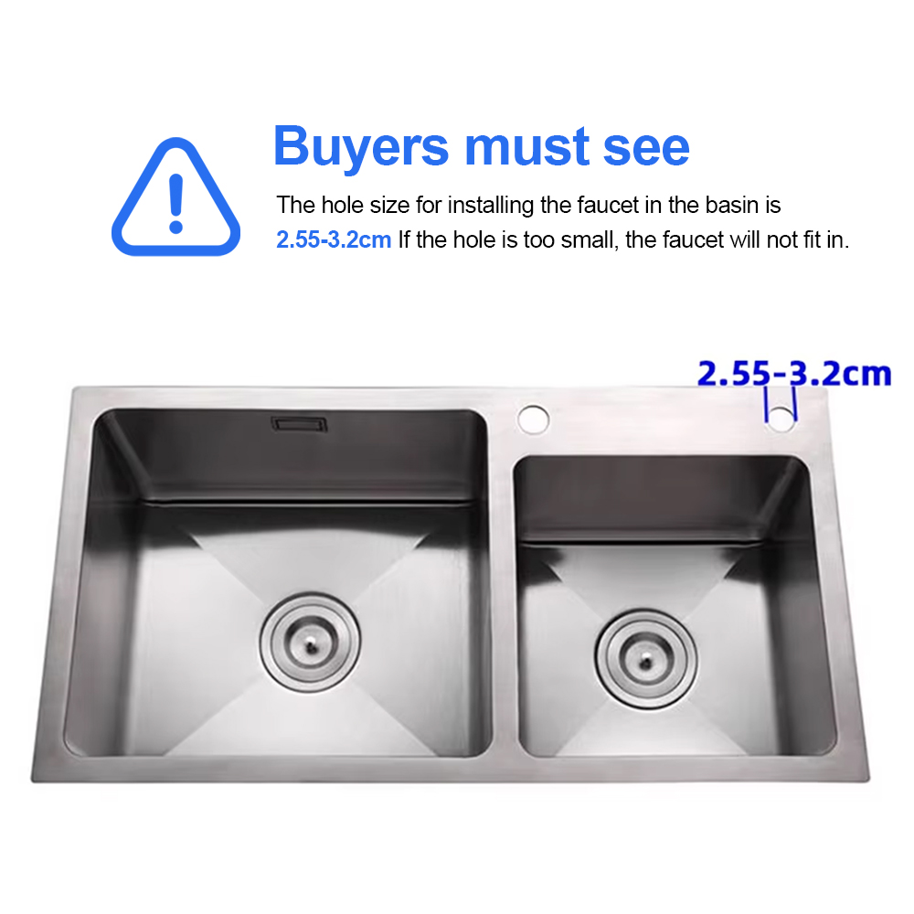 Wasserhahn aus Edelstahl 304, Umrüstarmaturen unter der Theke, Umstellerkartusche für Amway-Wasserreiniger