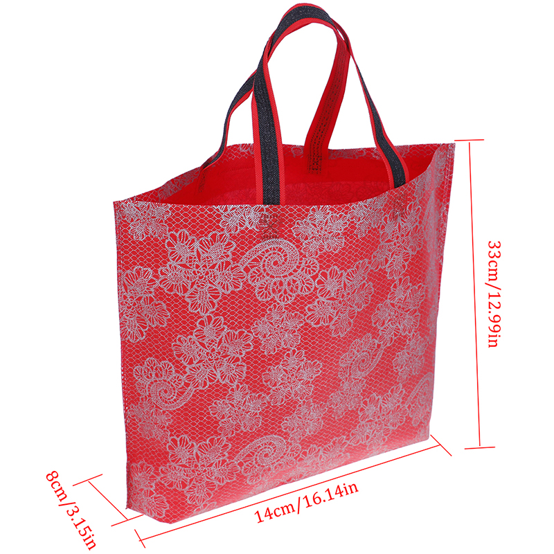 Women Lady Foldable Shopping Bag Casual Portable Large Nylon Tote Waterproof Thick Handbag