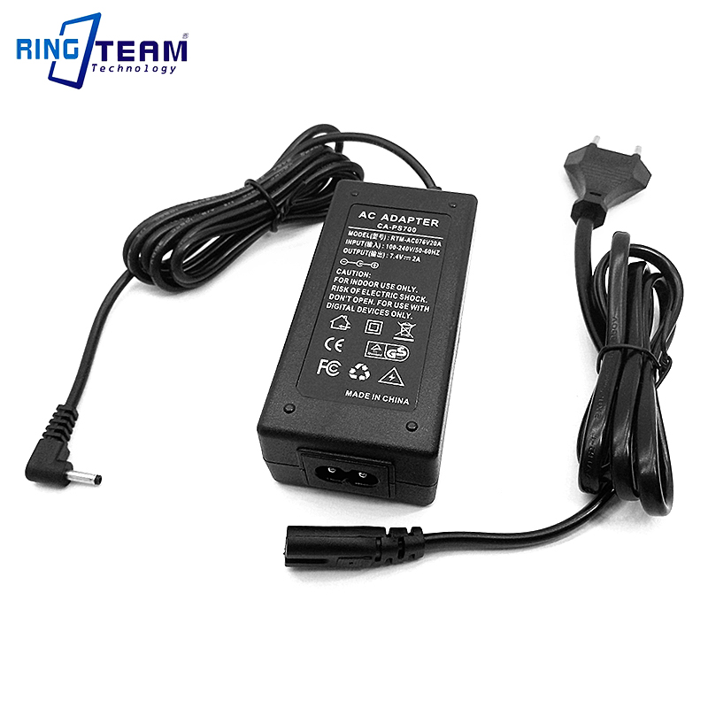 Power AC Adapter CA-PS700 PS700 for Canon Cameras EOS Kiss Digital Powershot S1 S2 S3 S5 SX1 SX10 SX20 Elura 50 60 65 70 80