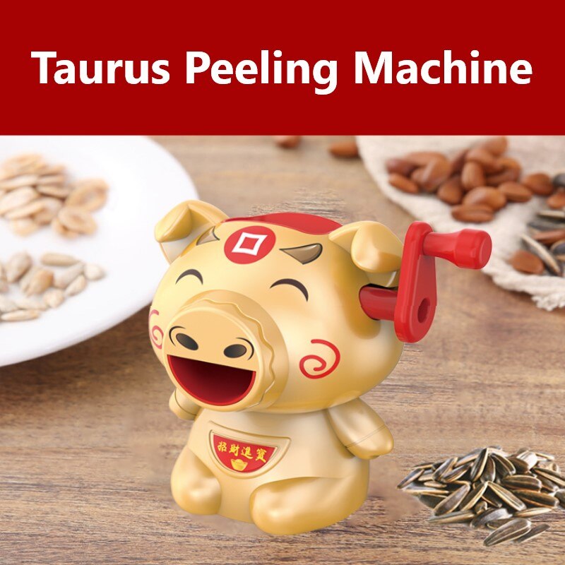 Cute Cartoon Pig Shape Melon Seed Machin Peeling Seed Peeling Machine Lazy Peeling Seed Shelling Machine Fruit & Vegetable Tools