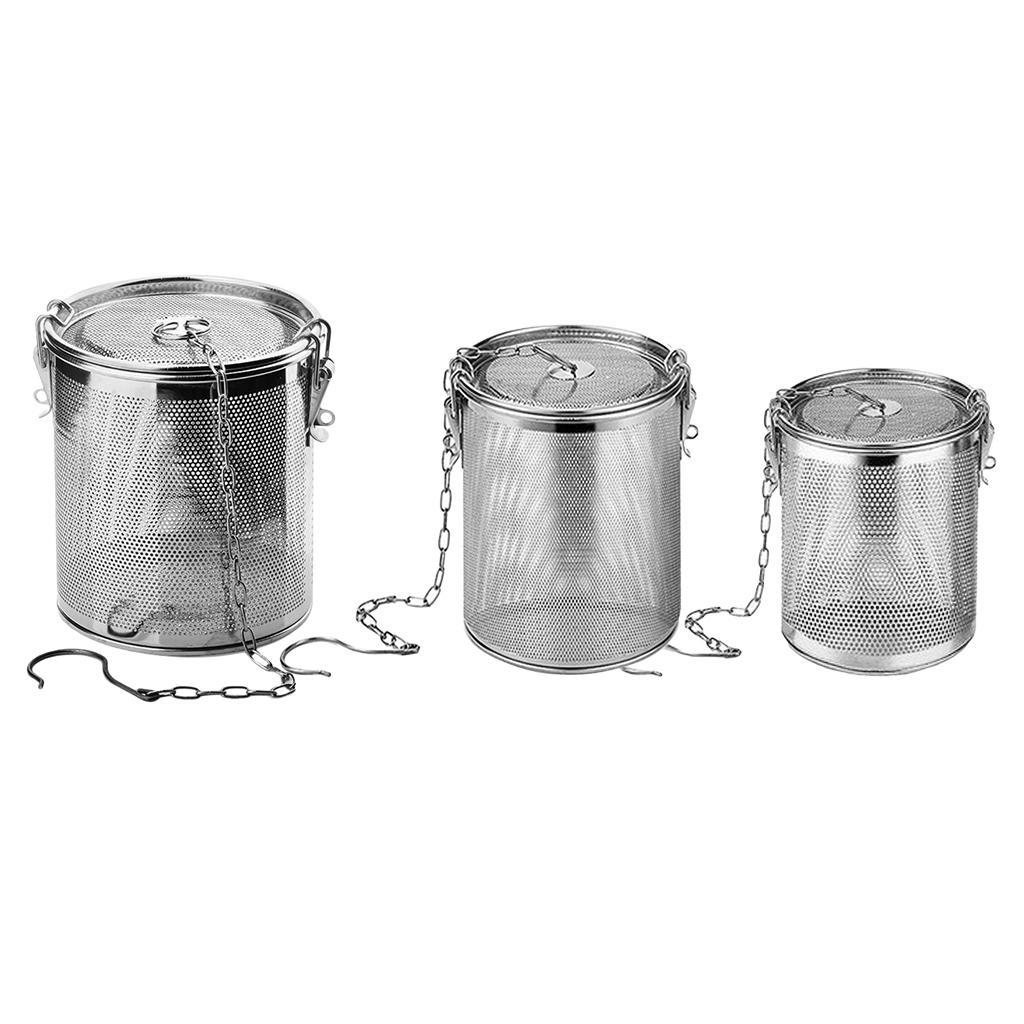 Krydderisier med fint net 304 stk. tekugler i rustfrit stål til te, urter, suppe, krydderier, kaffefilter, køkkenredskab