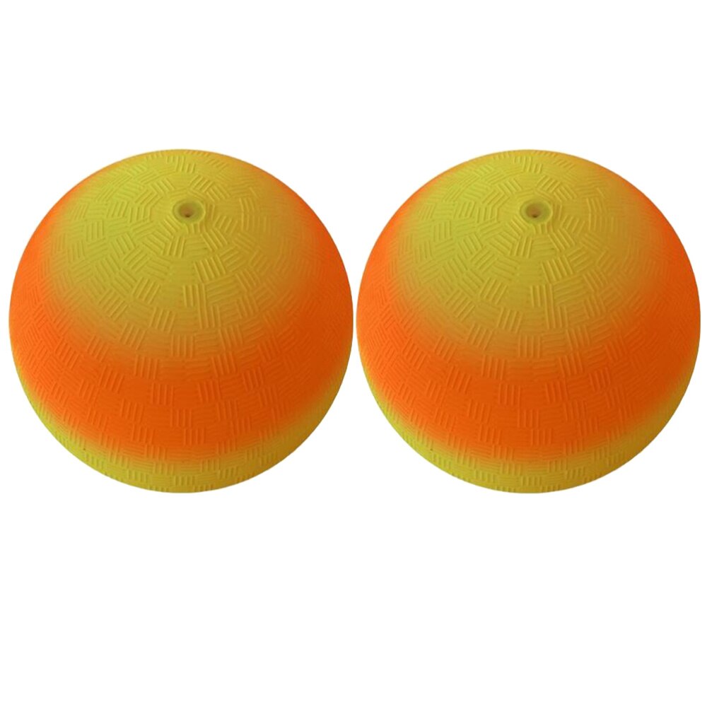 2pcs 8.5 Inch Nonslip Rainbow Ball PVC Sports Play Ball Kickball Flapping Ball Children Toy for Indoor Outdoor Playground