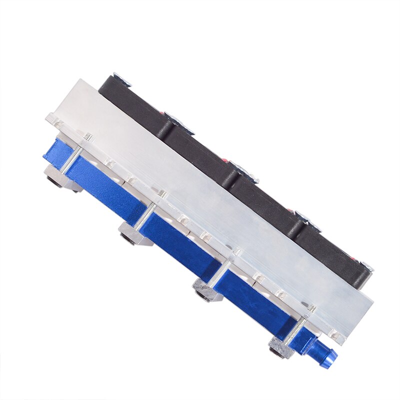 40x160mm Blue Aluminum Water Cooler Radiator Block Semiconductor Air Conditioner Cooling System Kit for PC CPU