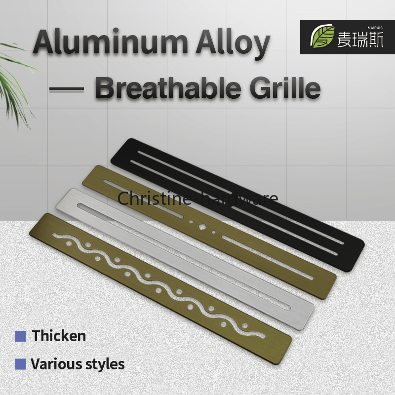 Aluminium Ventilatierooster Ventilatieopeningen Geperforeerde Bladventilatie Voor Kastschoen Airconditioner Home Decor Cover
