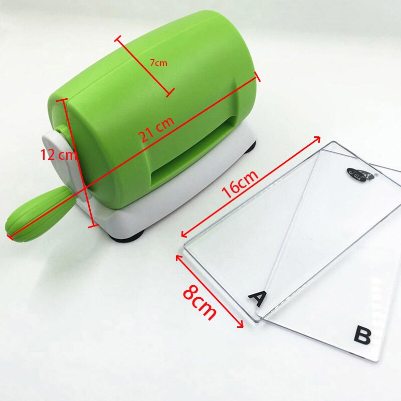 Máquina troqueladora de plástico para manualidades, herramientas de corte de álbum de recortes, práctica, bricolaje