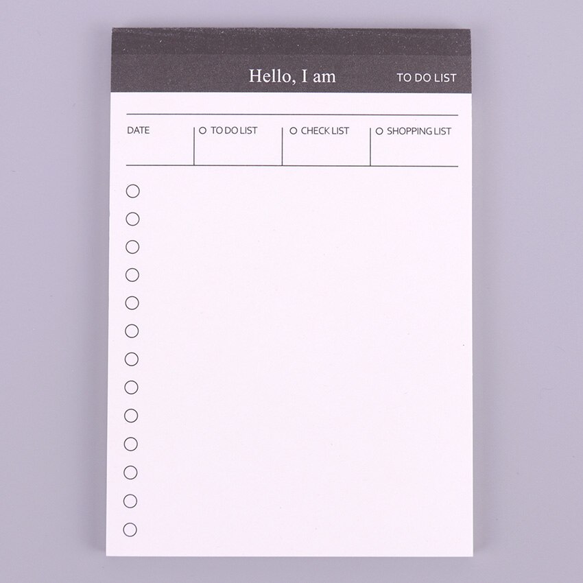 Message Book Business Diary Planner Notebook Filofax School Office Supplies Kawaii Stationery: TODO