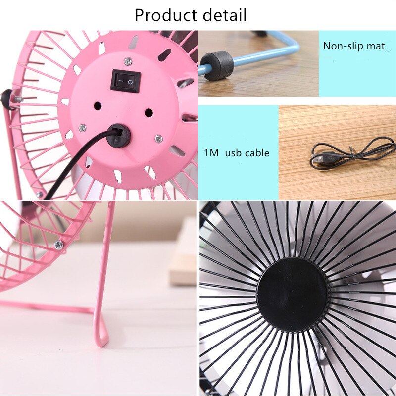 Draagbare mini-ventilator airconditioner luchtkoeler tafel kleine handventilator bureau elektrische hand usb tafel kamerkoeling slaap thuiskantoor