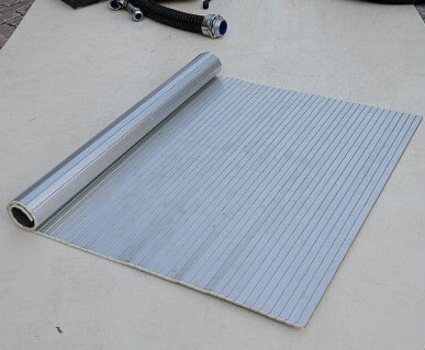 cnc aluminium protecting curtain