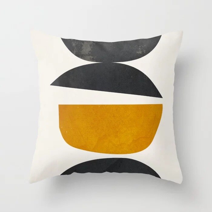18 &#39;&#39;Geometrische Nordic Kussenhoes Tropic Moderne Art Sierkussen Cover Polyester Kussen Case Sofa Cafe Decoratieve Kussensloop: DRD122-8