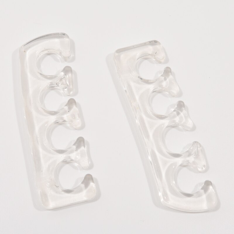 2 sztuk/partia palec u nogi separatory elastyczne miękkiego silikonu palec/palec u nogi przekładki 1 para paznokci polski Pedicure narzędzia miękkie palec u nogi separator 5 kolory: 1