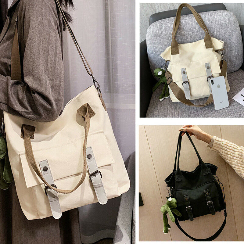 Dames crossbody messenger schoudertas canvas tas dames handtas