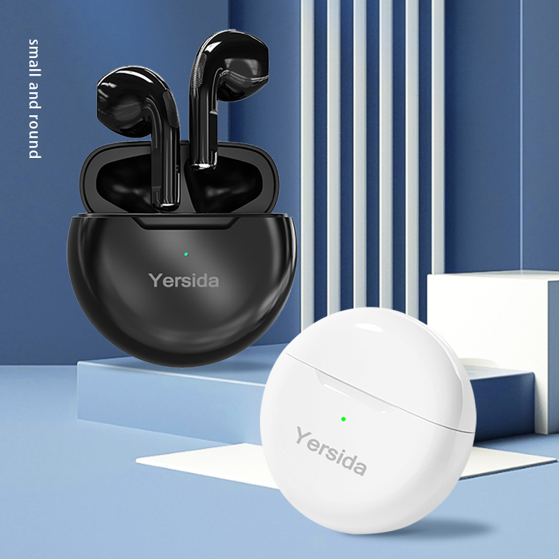 Yersida HT38 TWS słuchawki bezprzewodowe Bluetooth HeadphonesTouch Mini zestaw słuchawkowy podwójny mikrofon Stereo słuchawki douszne odpowiednie dla Apple i Android