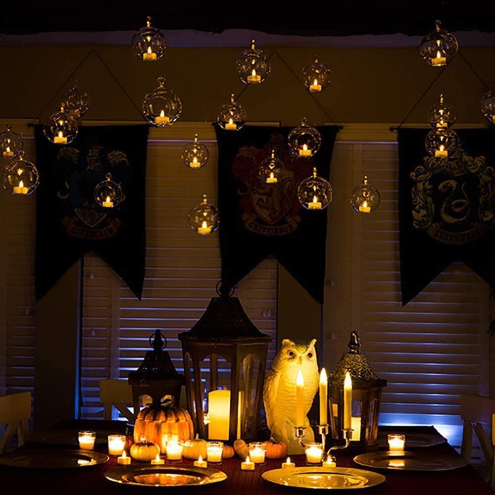 Velas a pilas para decoración, iluminación LED sin llama perfecta para decorar bodas, candelitas decorativas con luz parpadeante, 12 unidades