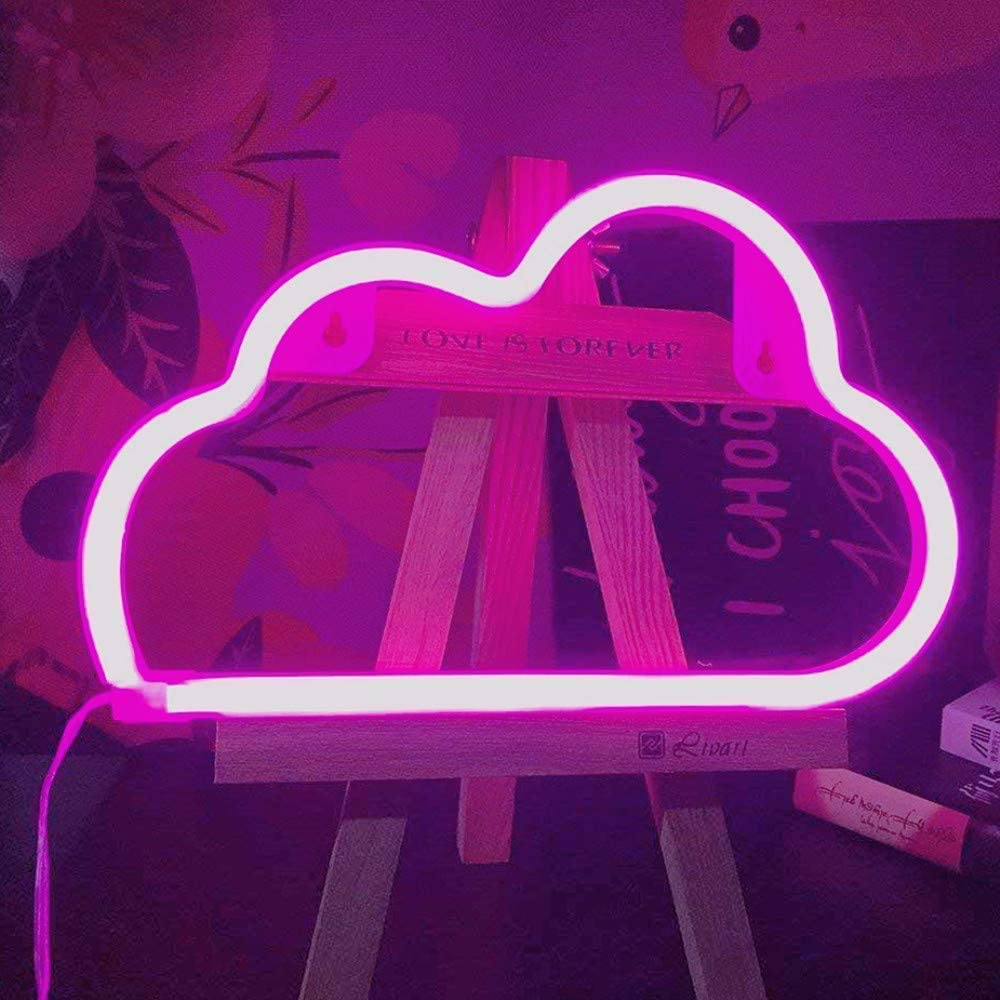 Dekorative LED Wolke Neon- Licht Neon- Nacht Licht Zeichen Zauberstab Kunst Dekor für Haus Hof Küche Baby Mädchen Schlafzimmer Hochzeit dekoration