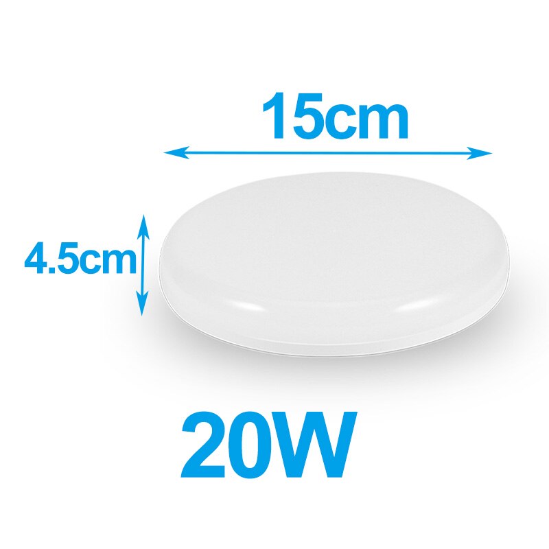 Ultra Thin LED Panel Light Lamps Surface Mount Led Ceiling Lights 220V 30W 50W Round Light Fixtures Lamp For Living Room Kitchen: 20w / Cold White