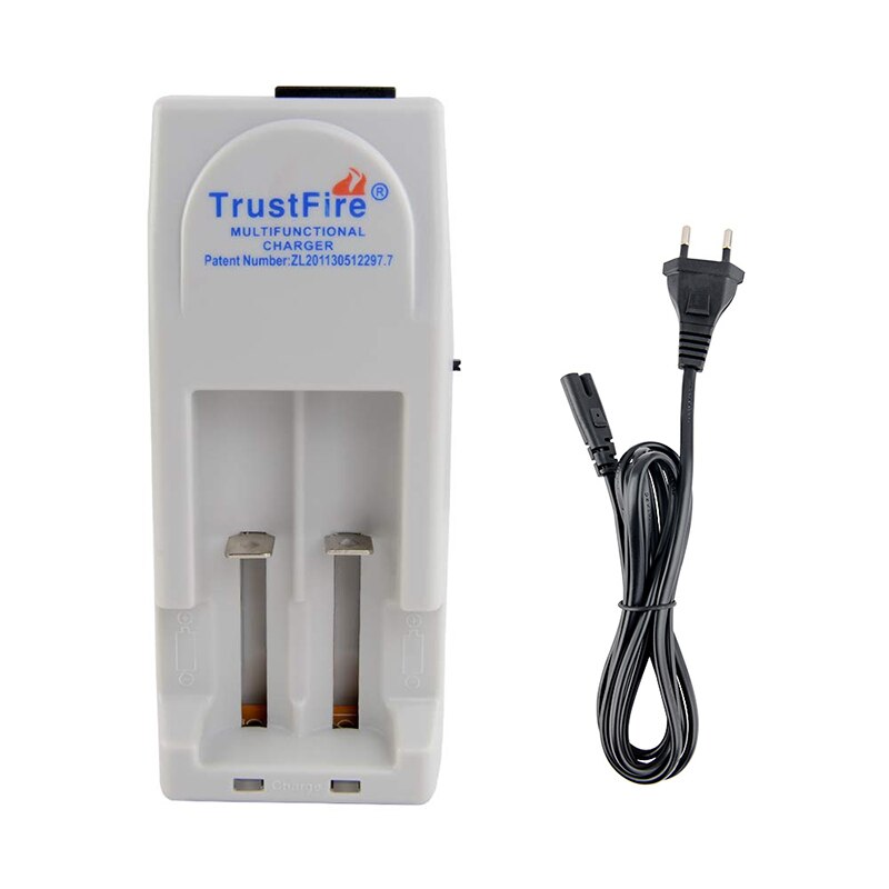 TrustFire TR-001 18650 Battery Charger Universial Charger 2 Slots for Li-ion IMR LiFePO4 10440 14500 16340 18350 18500 Batteries: EU plug