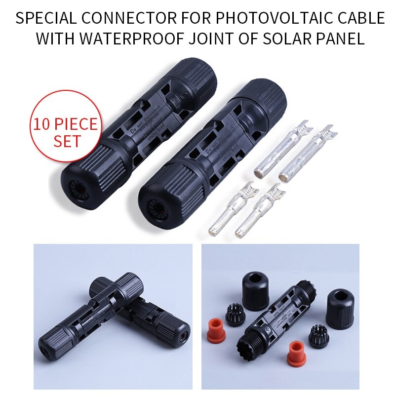 Solar Panel Rst Connector 10 Pieces/Sett, PV Connectors Solar Connector Sola... – Vicedeal