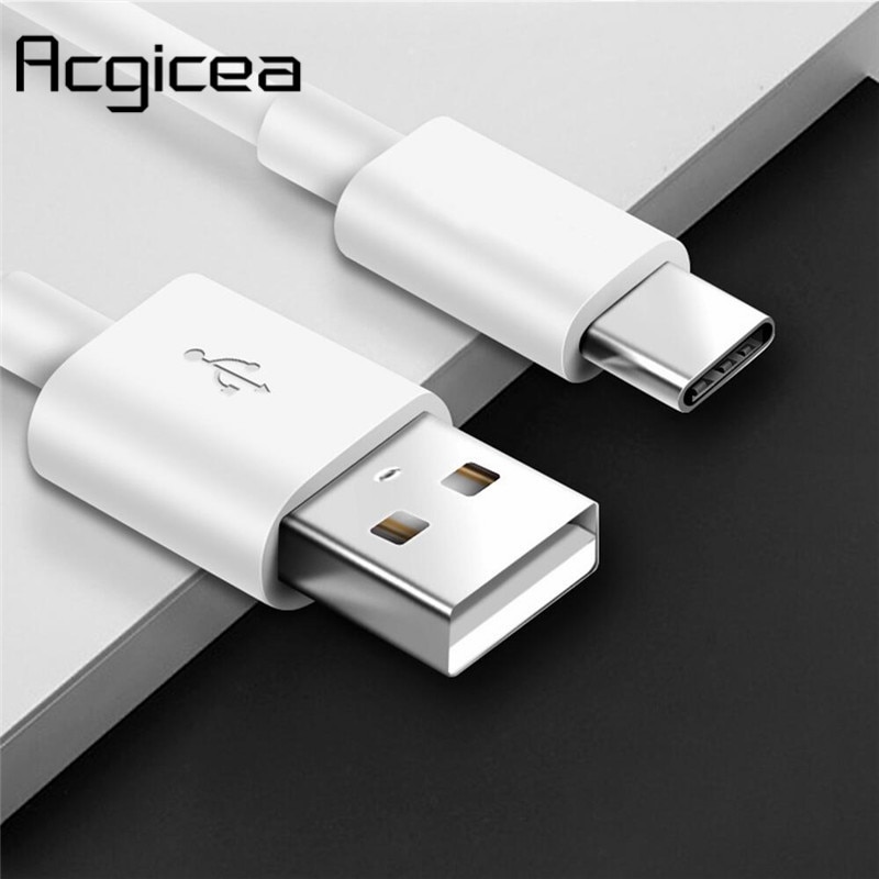 Cable USB C tipo-c USB-C 1M 2M 3M 2,4 a, Cable de datos de carga rápida para Samsung S10 S9 Huawei P30 P20 Xiaomi Mi 9, Cables para teléfono móvil