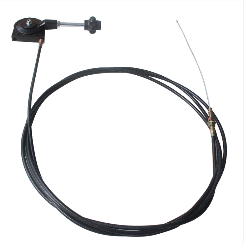 Hand Throttle Control for Excavator Harvester Tractor Ship Manure Spreader Throttle Cable Assembly Self-locking Controller