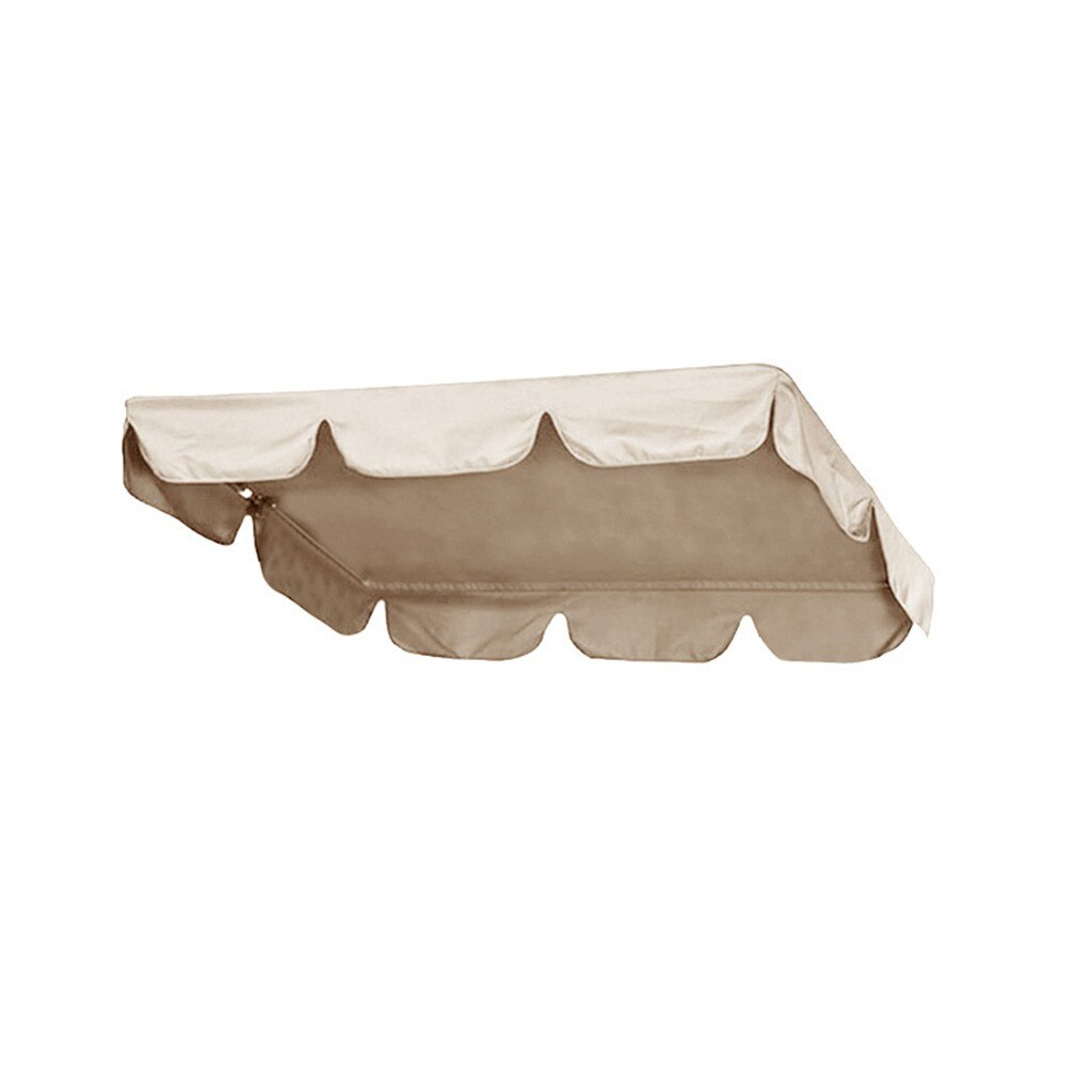 Doppel draussen Garten Schaukel Abdeckung Baldachin Ersatz Schatten Tuch 142x120x18cm
