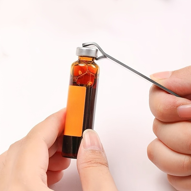 Mini Vial Opener - Pocket Keychain Bottle Opener Vials Openers Oral Liquid Cap Lifter Clinic Hospital Medicine Bottle Opener