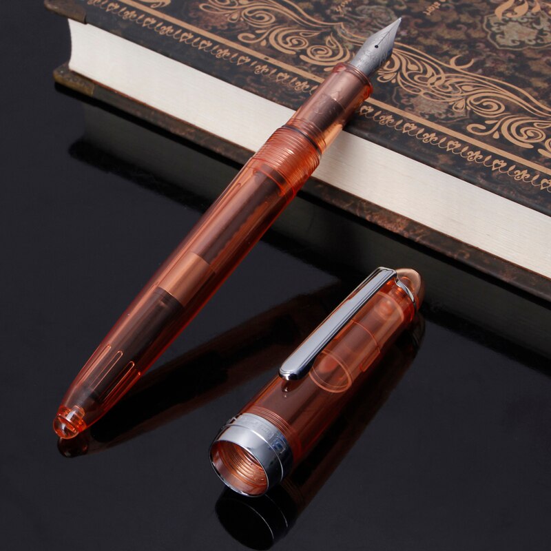 JINHAO 992 stylo plume Transparent 0.5mm fournitures de papeterie outils d'écriture directe