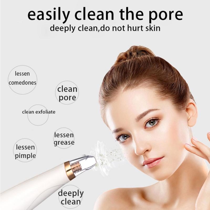 Electric Blackhead Remover Face Deep Pore Cleaner Acne Vacuum Cleaner Black Dot Blackhead Remover Skin Care Tools