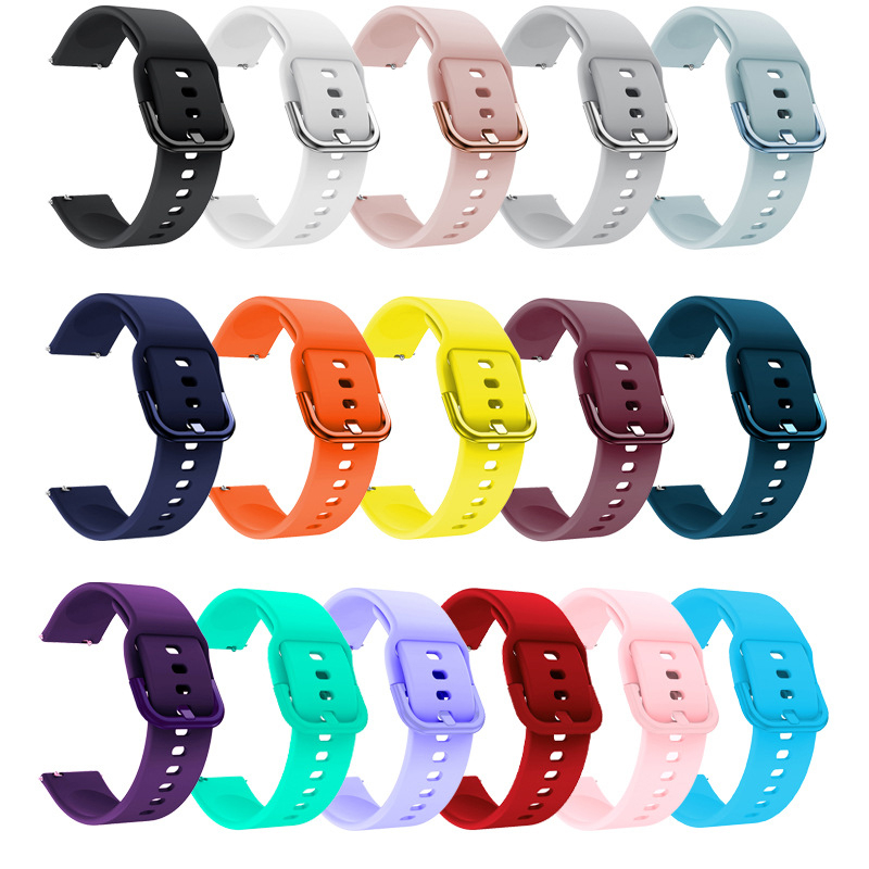 20mm/22mm- reim til amazfit gts /2/2e/3/4 gts 2 mini/gtr 4/3/ pro /47mm/ gtr 2/2e/ stratos 2/3 silikonarmbånd amazfit bip klokkerem