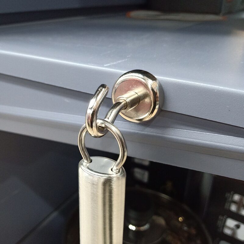 25mm magnetic hook powerful heavy-duty neodymium magnet hanger strong magnetic cup hanging hanger key coat wall hook