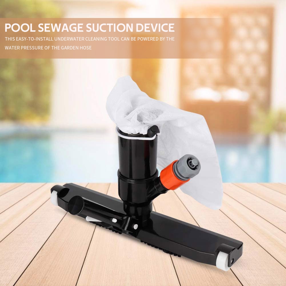 Swimming Pool Suction Head Vacuum Cleaner Brush Spa Pond Dirt Cleaner Supplies Frame Net Skimmer Cleaner Swimming Pool