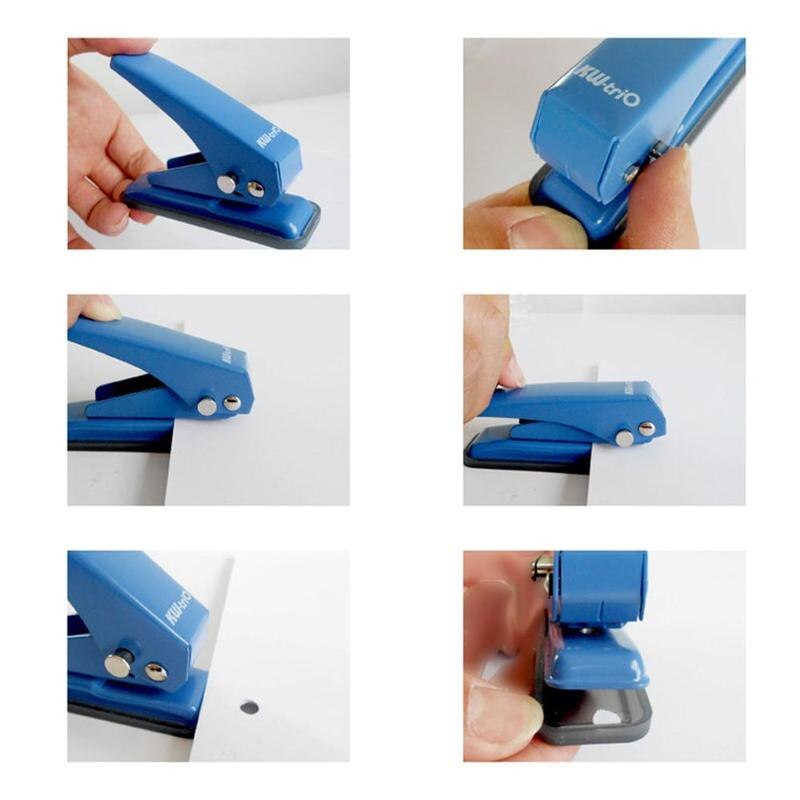 Mushroom Hole Shape Punch for Happy Planner Disc Ring DIY Paper Cutter T-type Puncher Craft Machine Offices Stationery
