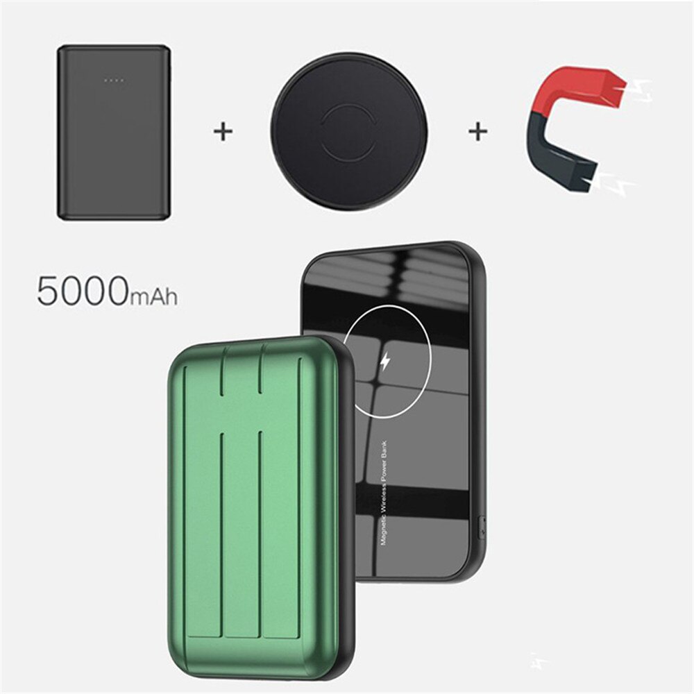 10000mah Magnetic Portable Wireless Power Bank 15W Fast Charger Mobile Phone External Battery for Iphone 13 12 11 Pro Max Xiaomi