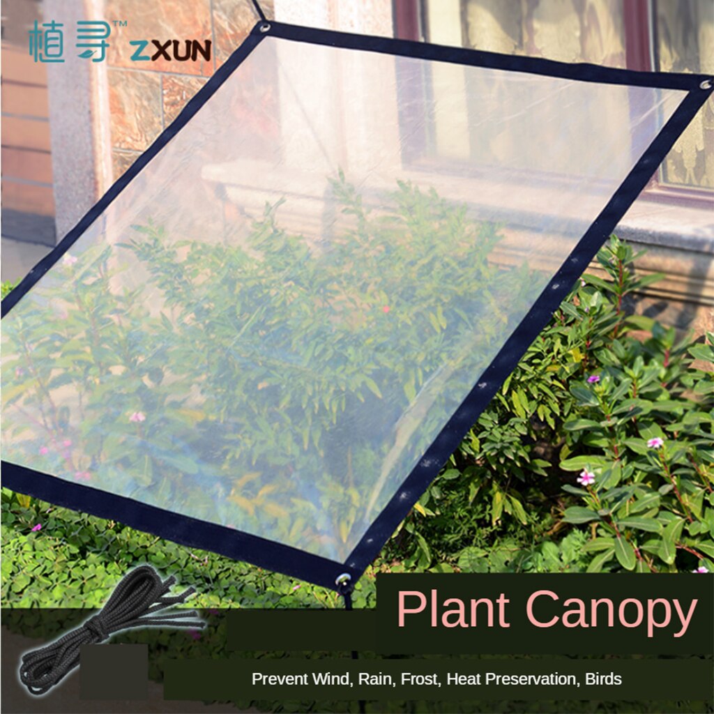 Garden Plant Canopy Rain Sunshade Wind Birds Cover Shade Household Shelter: 2x2m