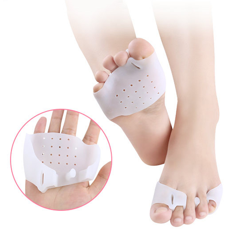 Toe Separator Hallux Valgus Schiene Pediküre Werkzeug Bunion Corrector Fußpflege Knochen Daumen Haarglätter Pediküre Orthese 1 Paar/2pcs: G124-1Pair
