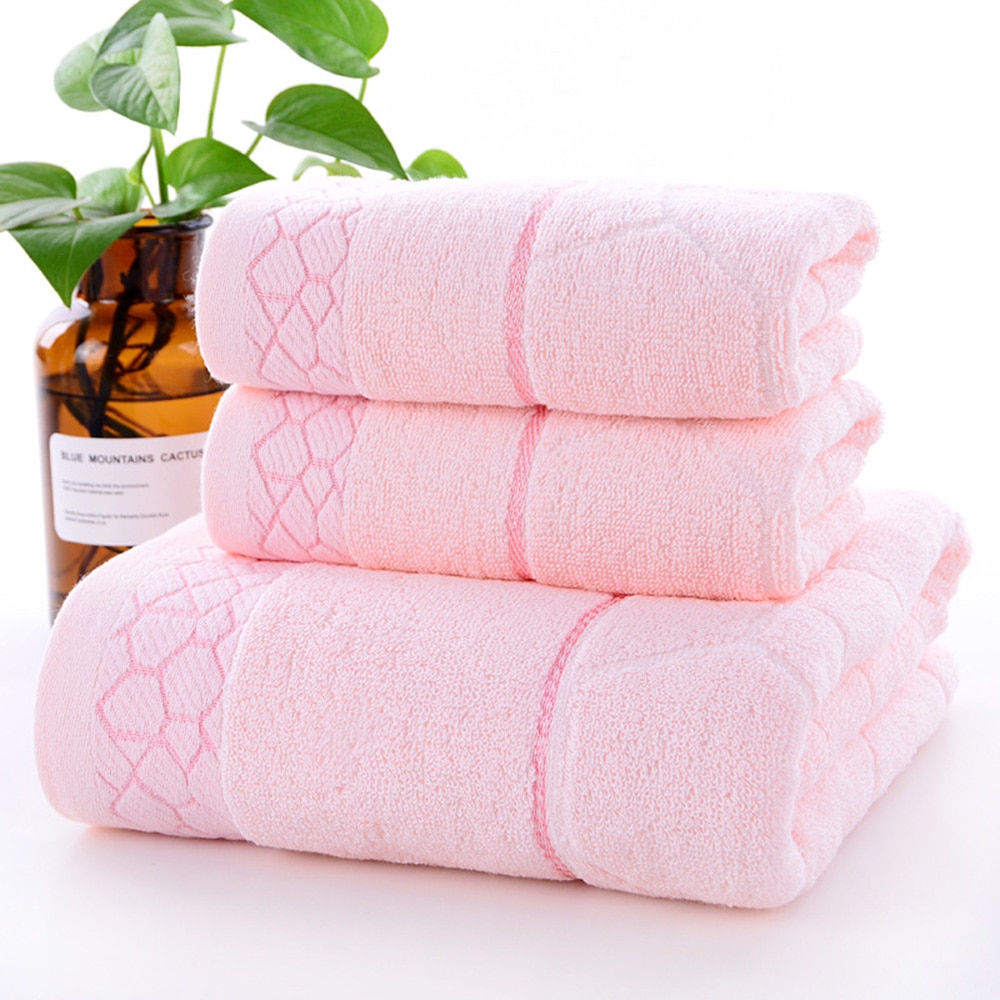 3 Stuks Bad Handdoeken Dikke Katoenen Handdoek Set Gezicht Handdoeken Badhanddoek Voor Volwassenen Basten Hoge Absorberende Badkamer Handdoek Pak