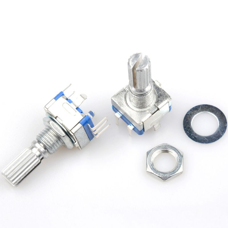 5 Stks/set 15/20 Mm Digitale Potentiometer Pruim Handvat EC11 Encoder Codeerschakelaar Met 5 Pin Voor Dvd speler Monitor