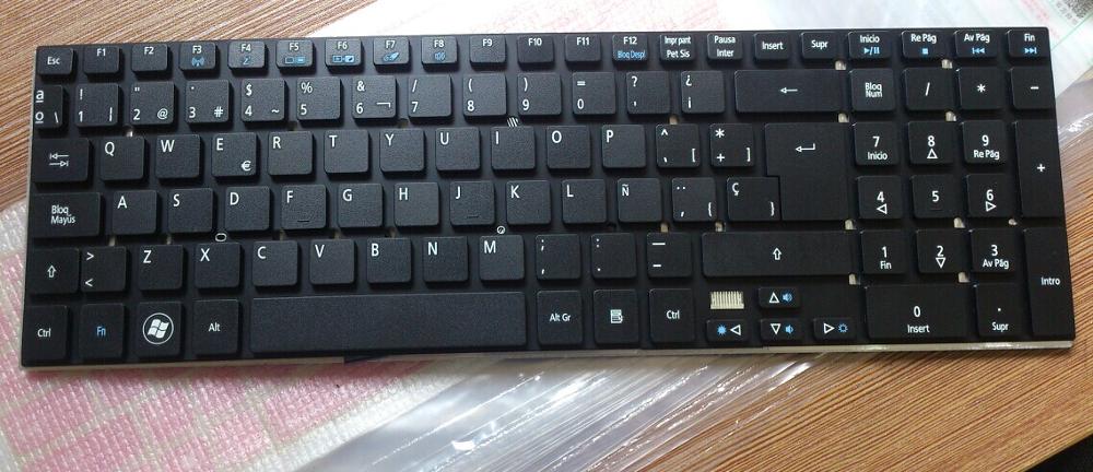 Teclado español para portátil Acer Aspire E5-521, E5-521G, E5-511, E5-511G, E5-571, E5-571G, Z5WAH SP: Default Title